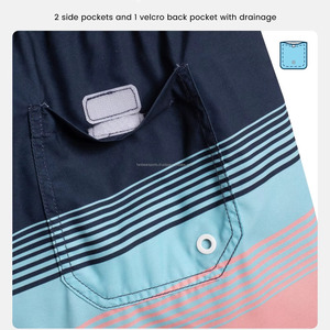 กางเกงชายหาดคุณภาพสูง ดีไซน์ล่าสุด ผลิตตามสั่ง น้ำหนักเบา ทรงหลวม สำหรับผู้ชาย - Product Image 2