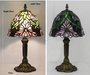 עבודת יד vente en giffany מעטפת סנטה claus טורקית lily זכוכית ac הוביל מנורה lible - Product Image 3