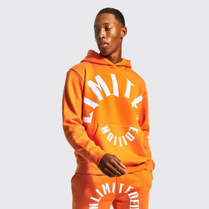 Conjunto Deportivo de Dos Piezas para Hombre, Sudadera con Capucha y Cremallera de Felpa Técnica, para Entrenamiento de Otoño, Trotar, Actividades al Aire Libre, Antiestático, con Apliques - Product Image 6