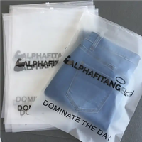 Sac à fermeture éclair vêtements sacs en plastique recyclables écologiques pour t-shirt vente en gros de sacs à fermeture éclair coulissants imprimés personnalisés pour vêtement