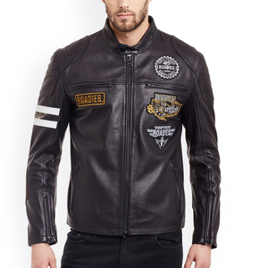 Venta caliente Precio competitivo Moto Chaqueta de cuero Fábrica Suministro en línea Chaqueta de cuero de estilo más nuevo - Product Image 1