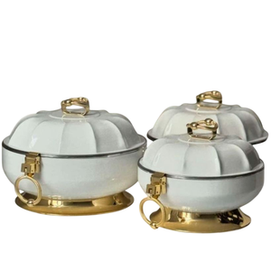 Utensilios de comedor de Metal antiguo para servir platos, cazuela para servir alimentos con exhibición de postres para el hogar, accesorios de cocina - Product Image 6