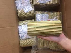 Pailles en herbe 100 % naturelles, écologiques et réutilisables du Vietnam, sans produits chimiques, emballées individuellement, accessoires de bar - Product Image 3
