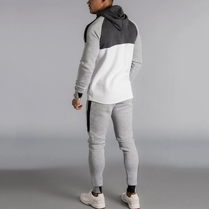 Survêtement en coton avec logo personnalisé Survêtements de sport de haute qualité pour hommes Dernière mode Ensembles 2 pièces Survêtements pour hommes - Product Image 2