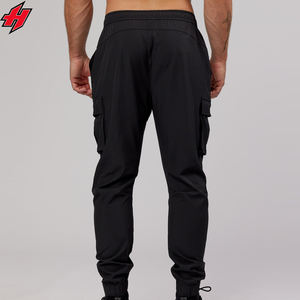 Pantalones cortavientos reflectantes de nailon ligeros personalizados para hombre, pantalones cortavientos holgados de alta calidad con cierre de cordón de gran tamaño, estampado Track Mid - Product Image 5