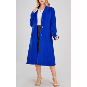 Abrigo acolchado largo Maxi informal para mujer, cinturón con cuello vuelto, Formal, cálido, grueso, transpirable, ropa de invierno, forro, botón de poliéster - Product Image 3