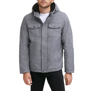 Chaqueta de Softshell personalizada para hombre, chaqueta de senderismo impermeable al por mayor - Product Image 1