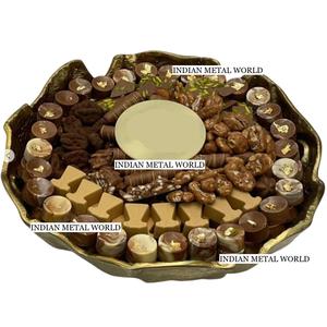 Cuenco de chocolate de mesa de diseño único hecho de plato de chocolate de acero inoxidable de metal de Indian Metal World - Product Image 5