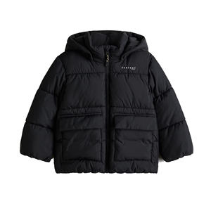 Chaqueta de Invierno para Niños Pequeños, Unisex, Informal, Transpirable, Cortavientos, con Capucha Desmontable, Chaqueta Acolchada para Bebés - Product Image 2