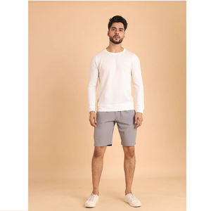 กางเกงขาสั้นโปโลสีมะกอกแบบเรียบใส่สบายชุดออกกำลังกายแบบมีสไตล์สำหรับอากาศอบอุ่นใส่ทำกิจกรรมกลางแจ้งชุดลำลอง - Product Image 1