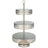 Ensemble de supports à cupcakes modernes dorés, élégants présentoirs en fer pour gâteaux, rehausseurs pour buffet de bonbons, décoration de table de desserts, événements et traiteur