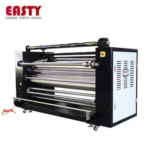 Roll to roll rotary heat transfer machine Textile garment Dye sublimation printing Oil heat press machine