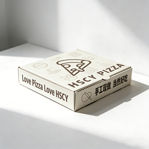 Cajas de Pizza de Cartón Corrugado Impresas Personalizadas al por Mayor, Cajas de Pizza de Papel Kraft para Llevar de Grado Alimenticio - Product Image 2