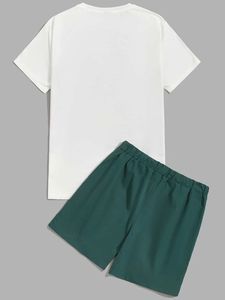 T-shirts et shorts pour hommes de grande taille de qualité supérieure ensemble de shorts et de chemises surdimensionnés de gym sweat pour hommes - Product Image 5