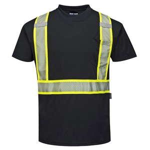 Camiseta de Manga Corta de Alta Visibilidad, Reflectante, de Seguridad, Ropa de Trabajo de Seguridad, Fabricante y Proveedor Mayorista OEM - Product Image 3