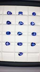หินอัญมณีธรรมชาติ Tanzanite เจียระไนอย่างดีและขัดเงาด้วยสีที่มีคุณภาพและความแวววาว tanzanite สำหรับเครื่องประดับในขนาดต่างๆ - Product Image 4