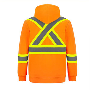 Sudadera con capucha de seguridad de alta visibilidad con diseño único de sitio de construcción Nueva Sudadera con capucha de seguridad de alta visibilidad de alta calidad de venta directa de fábrica de Pakistán - Product Image 2