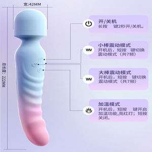 Vibrateur pour femmes avec fonctions de léchage, de succion et de poussée - Product Image 1