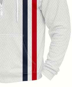 เสื้อฮู้ดดี้ผู้ชายพรีเมียม สวมใส่สบายเป็นพิเศษ ผลิตจากผ้าฝ้าย 100% ปักลาย ประดับลูกปัด ย้อมสีพื้น พิมพ์ลายดิจิทัล ปรับแต่งได้ - Product Image 2