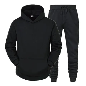 OEM Venta al por mayor de los hombres del deporte gimnasio con capucha cremallera completa chándal de algodón de peso pesado logotipo personalizado de impresión patrón sólido de alta calidad - Product Image 4