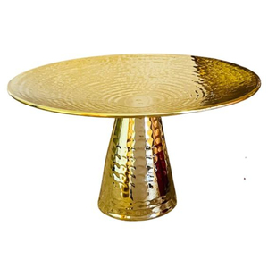 Soporte de pastel de Metal dorado, forma y tamaño personalizados, accesorios para el hogar y utensilios de cocina para decoración de bodas, soporte a precio atractivo - Product Image 1