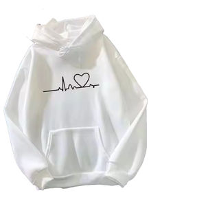 Sudaderas con capucha de talla grande de manga larga para mujer, superventas, nueva moda, técnica bordada, patrón sólido, ropa de calle, estilo tejido - Product Image 2