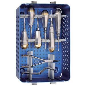 Instrumentos Quirúrgicos Navel, Kit de Extracción de Acero Inoxidable de Alta Calidad Clase I, Instrumentos Dentales, Caja de Aluminio, 8 Piezas, CE - Product Image 5