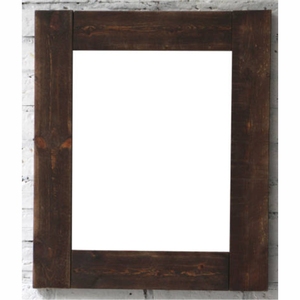 Cadre photo carré en bois moderne de finition noyer rougeâtre léger fait à la main sur mesure en gros 5x5 Décoration d'intérieur - Product Image 3