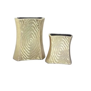 Cast Aluminium Flower Vases Manufacturer Quality Design Vases Simple Design Planters Wholesale Bulk Price Creative Theme IQBAL C - Product Image 3