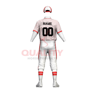 El conjunto de uniformes de béisbol presenta Jersey y pantalones impresos personalizados con el logotipo del equipo material transpirable perfecto para juegos de Práctica - Product Image 4