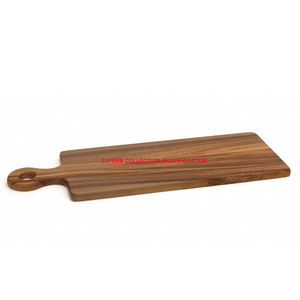 Offre Spéciale une planche à découper en forme de pomme en bois d'acacia et de plastique écologique en vente! - Product Image 5