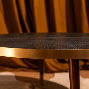 Brown Antique Coffee <b>Table</b> <b>for</b> Home Hotel Living Room Center <b>Table</b> Creative Furniture Modern Design Metal Furniture Side <b>Table</b> - Product Image 4