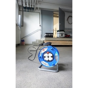 Brennenstuhl Garant 25 m H05VV-F 3 X 1.5 Mm <b>Power</b> <b>Cable</b> Reel with 4 Safety Sockets Special Plastic IP20 - Product Image 4