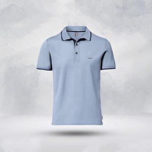 100% hombres transpirables para Polo Adorable camiseta sólida altamente recomendada para ocasiones casuales semiformales precio al por mayor - Product Image 3