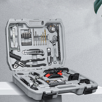 Ensemble complet de perceuse-visseuse sans fil, kit d'outils combinés professionnels avec perceuse à percussion robuste et outils à main pour la construction