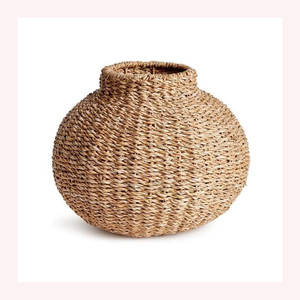 Hot Selling Eco Chic Premium Handcrafted Rattan & Seagrass Vase <b>for</b> Modern and Bohemian <b>Homes</b> - Product Image 2