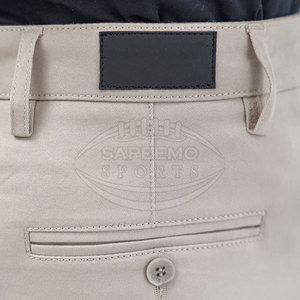Pantalones Chino Ligeros de Lona No Tejida para Hombre, con Botones, Corte Recto, de Algodón, Resistentes al Viento, con Bolsillos Teñidos, Ideales para Oficina y Salidas - Product Image 5