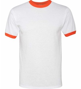 Just Blanks Camiseta de manga corta de algodón básico para hombre - Product Image 1