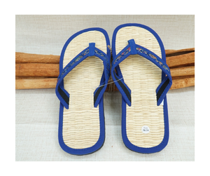 Zapatillas tejidas de algas marinas hechas a mano de exportador de Vietnam, zapatillas de jacinto de agua ecológicas para Spa, Hotel, Resort, suministro para el hogar - Product Image 1