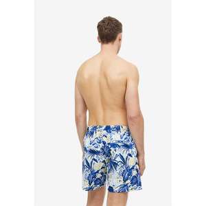 กางเกงขาสั้นรัดเอวกลางของผู้ชายลำลองผ้าฝ้าย100% ระบายอากาศแห้งเร็วผ้าถักแฟชั่นแบบถักลายพื้น - Product Image 3