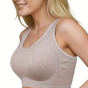 Seamless Lightweight High Support Women Sports Bra Adjustable Straps <b>Padded</b> Front Gym <b>Running</b> Yoga Fitness Workout Breathable - Product Image 3