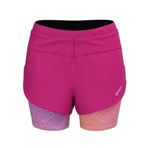 กระโปรงเอวสูงสำหรับผู้หญิงผ้าคอตตอนผสมผ้าสแปนเด็กซ์ปักโลโก้ - Product Image 3