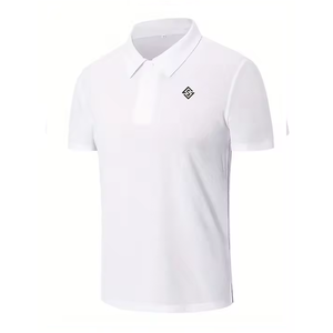 Chemise de golf pour homme en gros, coupe classique, anti-froissement, imprimé, confort sans couture, respirante, tricotée en polyester, décontractée, manches courtes - Product Image 5