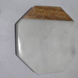 Hot Selling Wooden Marble Resin Customized <b>Coaster</b> <b>Set</b> with Natural & Customized Color Made in India - Product Image 3