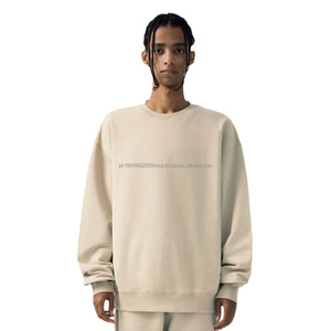 Sudadera con Capucha de Algodón ODMOEM para Hombre, Cuello Redondo, 380g, Gruesa, con Estampado 3D en Relieve, Sudadera Bordada para Gimnasio - Product Image 1