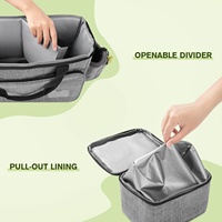 Sac de voyage pour chien Grand sac pour chien avec 2 sacs de rangement et 2 gamelles pour chien, sac de voyage pour chien pour voyage, camping ou excursions d'une journée