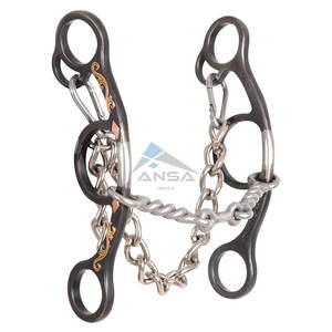 Classique Equine Sherry Cervi Twisted Wire Dogbone Diamond Short Shank Gag Bit pour Barrel Racing et Training - Product Image 5