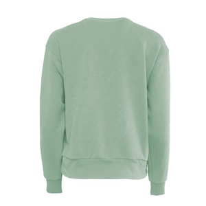 Idela เสื้อสเวตเตอร์แฟชั่นสตรีสีเขียวแบบสโตนวอชของผู้หญิงเสื้อสเวตเตอร์คอลูกเรือพิมพ์ลายตัวอักษร, เสื้อสเวตเตอร์ขนแกะทรงหลวม - Product Image 5