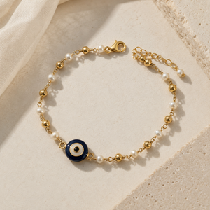 Pulsera Mangalsutra Nazariya con Cuentas Finas - Product Image 6