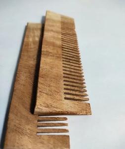 Peigne à cheveux en bois de Neem écologique pour la promotion de salon à domicile et l'utilisation de voyages du fournisseur indien au prix d'exportation - Product Image 2